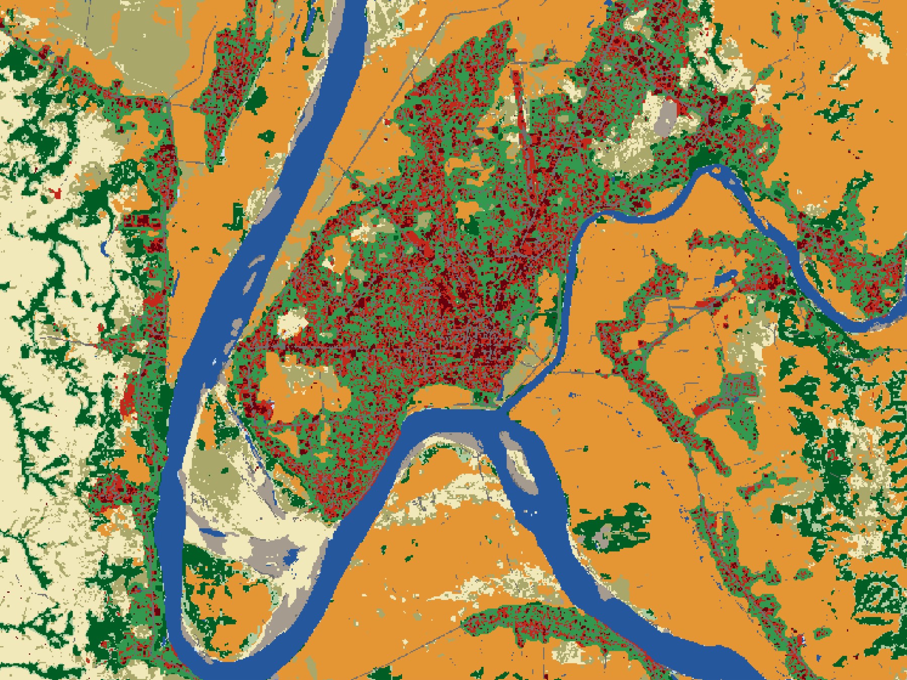 IO 3m land cover map of Tuguegarao Philippines