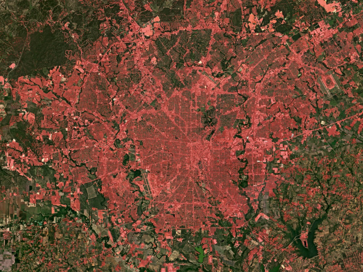 IO impervious surface map of San Antonio, Texas
