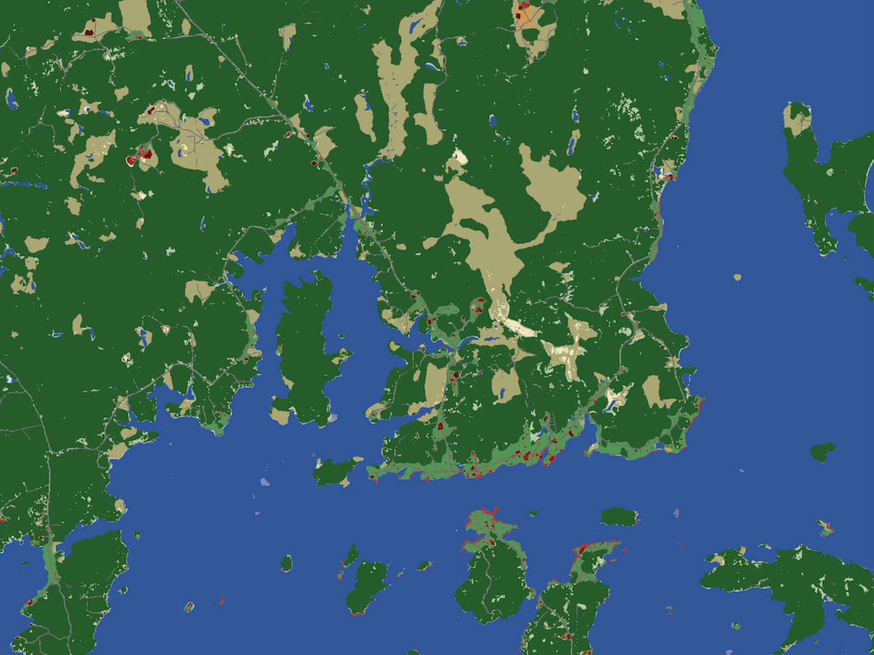 IO 3m land cover map of Coastal Main